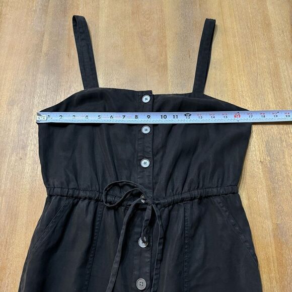 Alice + Olivia Linen Blend Jogger Jumpsuit Black Size 6‎ - Picture 5 of 14